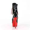 Pleaser - DELIGHT1020 Bottes de plateforme - Noir/Rouge Product image